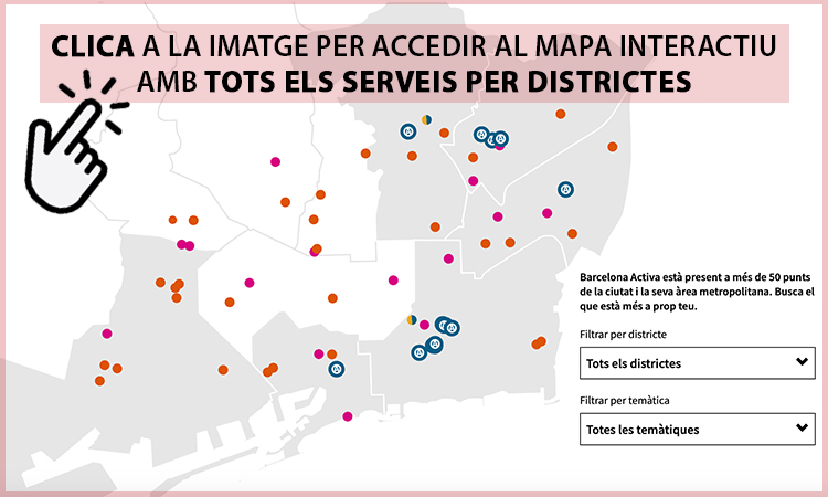 Mapa Barcelona Activa