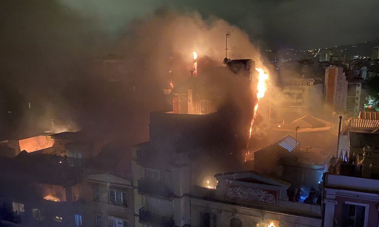 Incendi carrer València