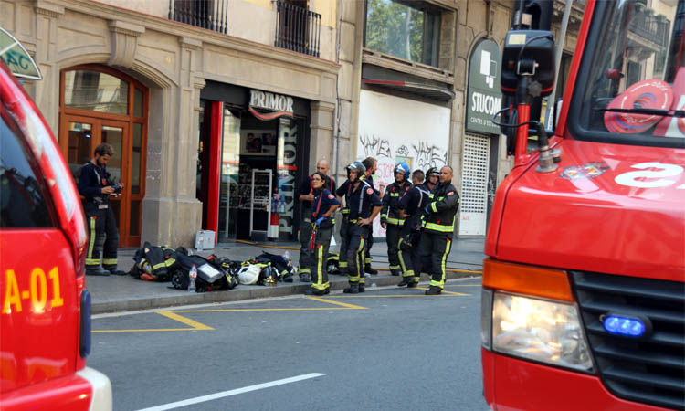 Bombers de Barcelona: "La situació ha canviat radicalment"
