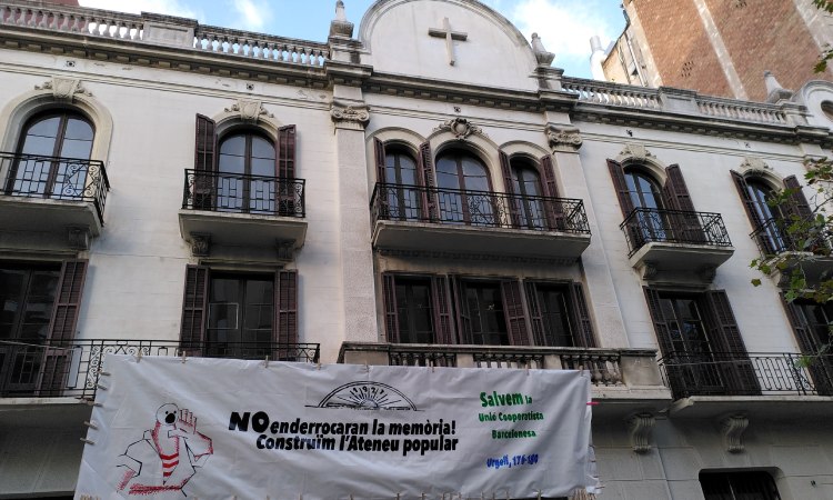 El Parlament rebutja una proposta que volia protegir l'edifici de la Unió Cooperatista Barcelonesa