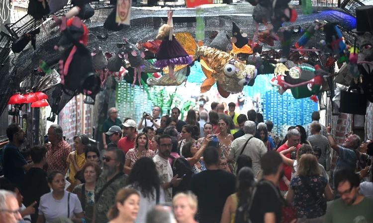 Carrer guarnit Gràcia