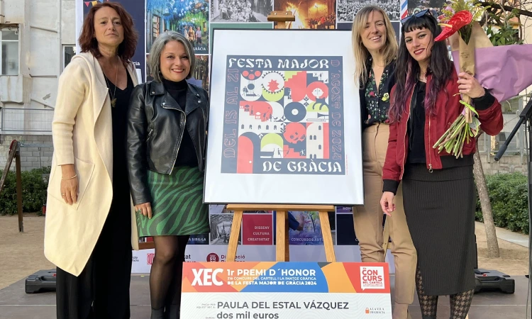 La Festa Major de Gràcia aposta per l’estil 'vintage' dels 70 al cartell d’enguany