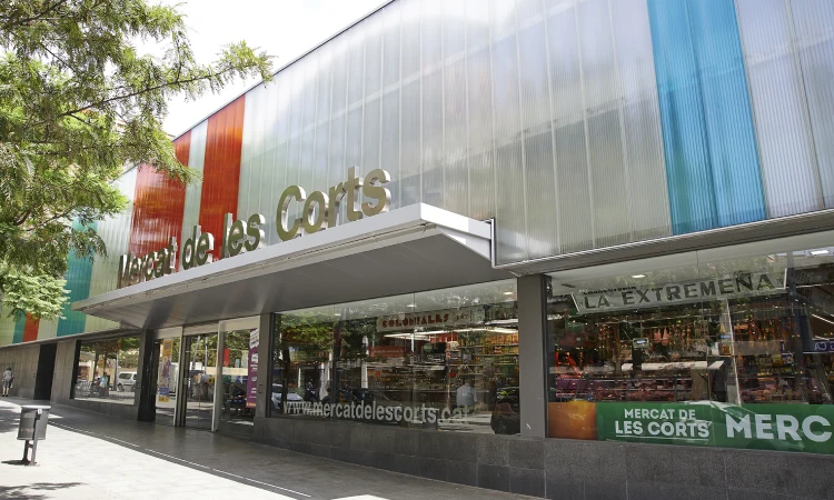 Una zona d'horts que es va convertir en el Mercat de les Corts