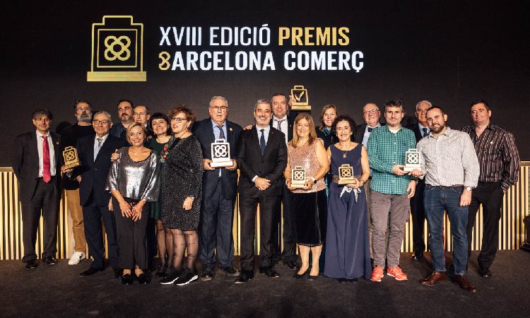 Foto de família dels guanyadors dels premis