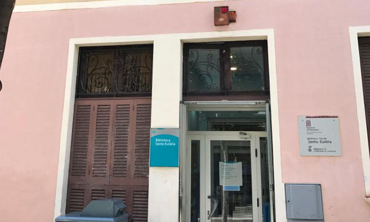 La biblioteca de Santa Eulàlia tanca per sempre per problemes de seguretat