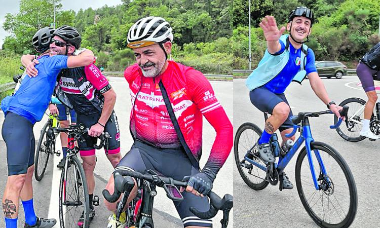 Luca Rossi pedalades solidàries