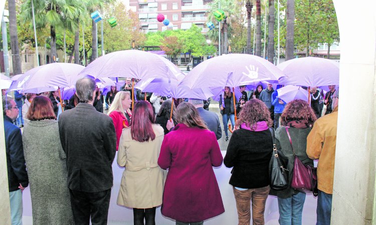 Plataforma contra violència masclista Castelldefels