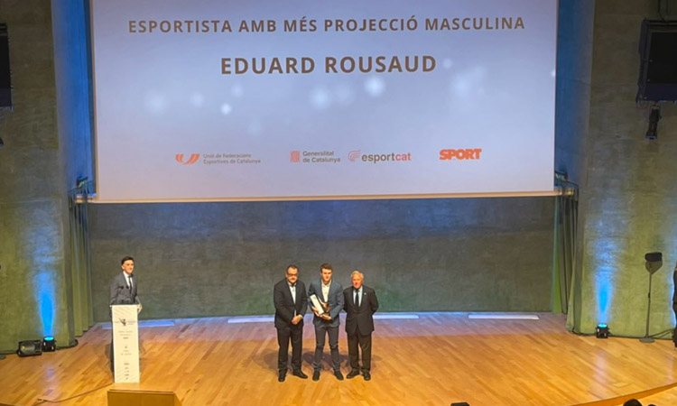 Rousaud rep el premi a esportista amb més projecció
