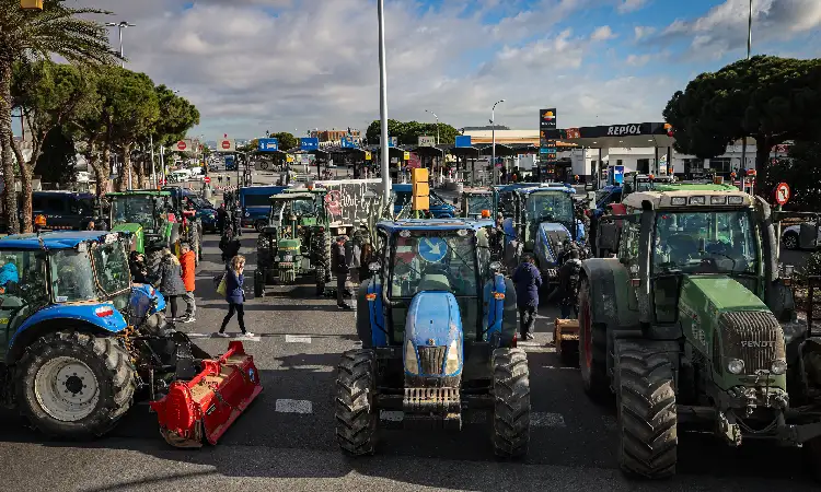 tractors protesta