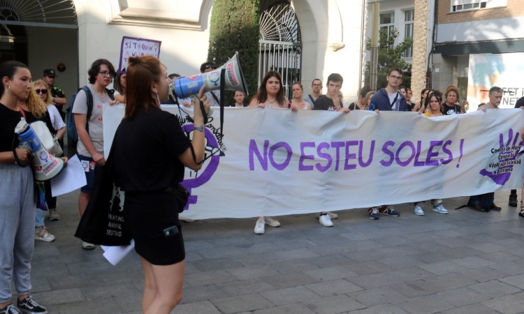 Protesta agressions sexuals Badalona