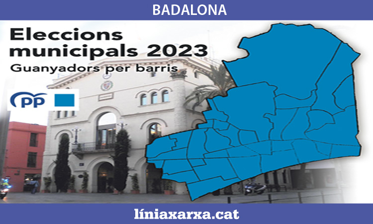 mapa eleccions Badalona