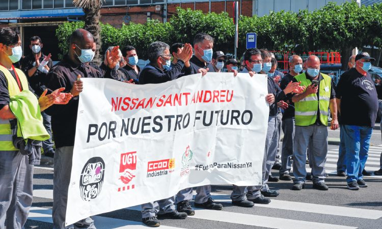 Protesta Nissan Sant Andreu