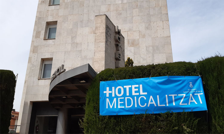 L’hotel medicalitzat i l’hospital de campanya continuen tancats