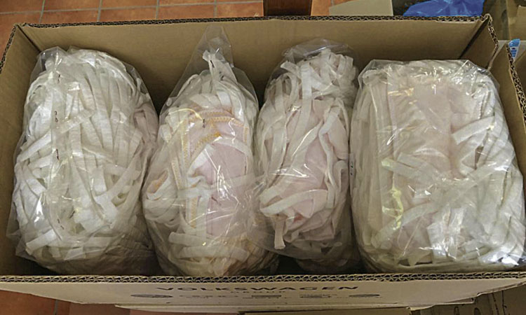El voluntariat de Collbató entrega 1.200 noves mascaretes