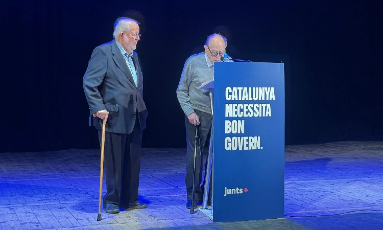 Jordi Pujol diu a Martorell que votarà Puigdemont: "Ara toca Junts"