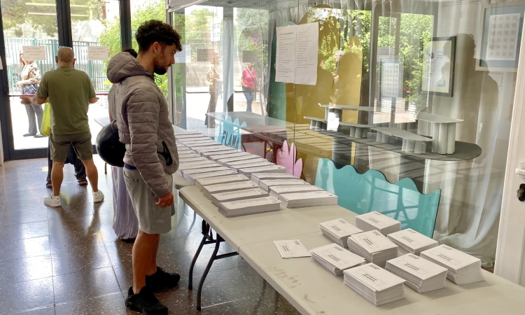 Baixada important a la tarda de la participació en les eleccions europees a Sant Andreu