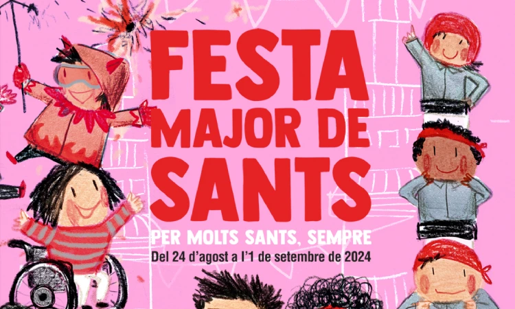 Festa Major de Sants: es presenta el cartell i el pregoner