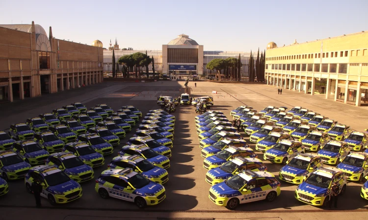 La Guàrdia Urbana modernitza la flota de vehicles: estrenarà 90 cotxes híbrids