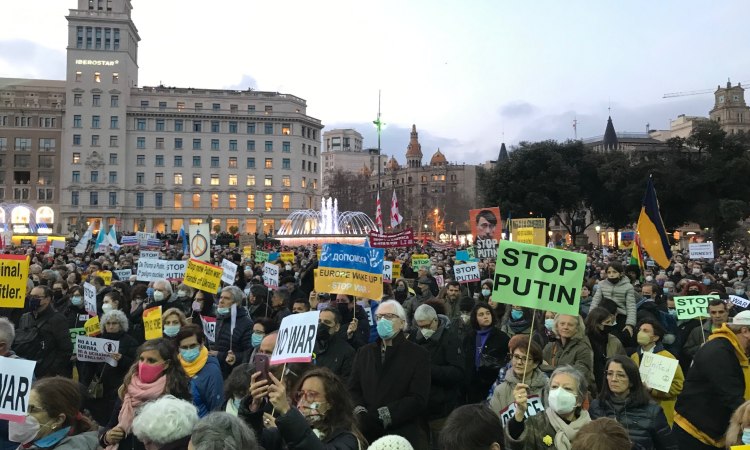 Manifestació Ucraïna Barcelona