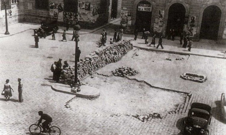 Plaça Sant Jaume el 1937