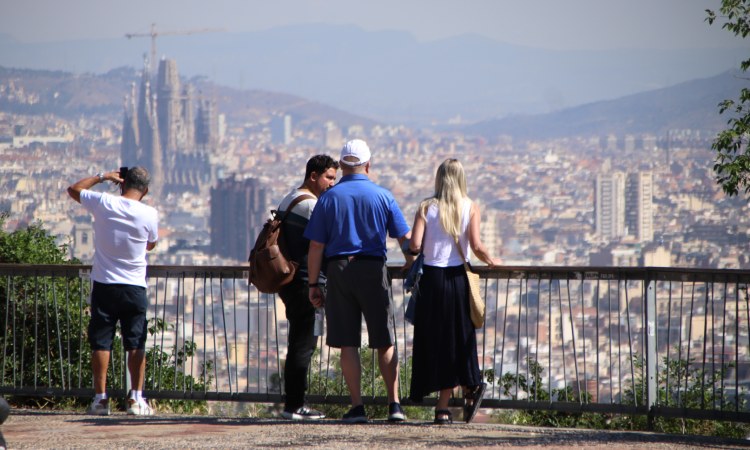 Turistes vistes Barcelona
