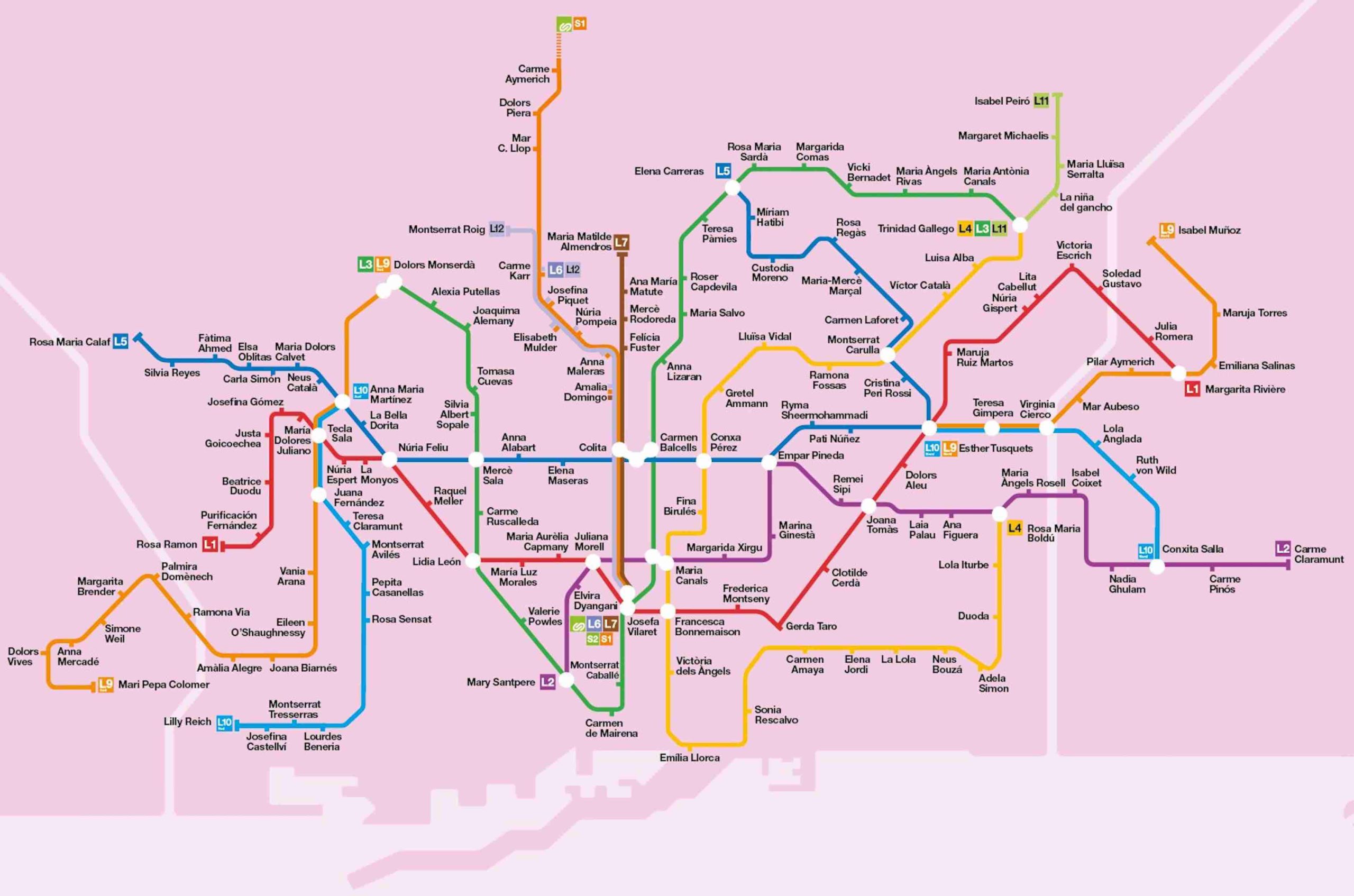 Mapa metro dones
