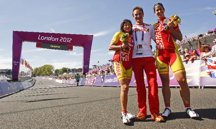 Josefa Benítez i Mayalen Noriega guanyen la plata en ciclisme als Jocs Paralímpics de Londres 2012