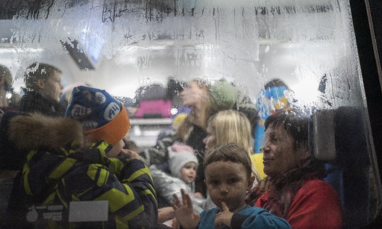 Nens refugiats a Ucraïna