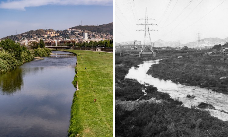 Riu Besòs ara i abans