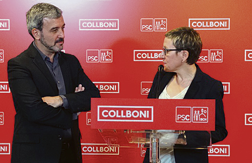 Collboni i Andrés, durant una compareixença recent. Foto: collboni.cat
