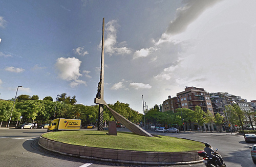 La plaça Llucmajor podria passar a ser la plaça de la República. Foto: Arxiu