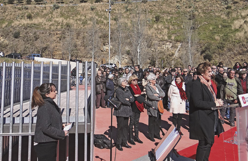 Un moment de l’acte d’homenatge a Puig Antich. Foto: Districte