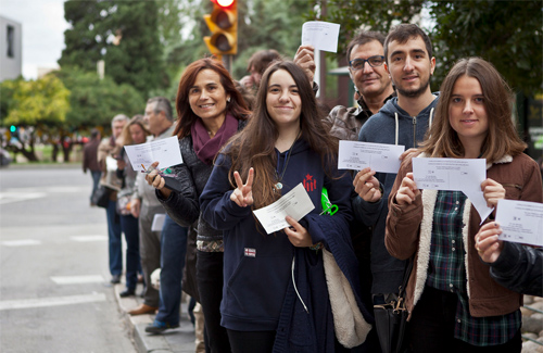 Més de 2,3 milions de catalans van participar en el 9N. Foto: ANC / Josep M. Grau
