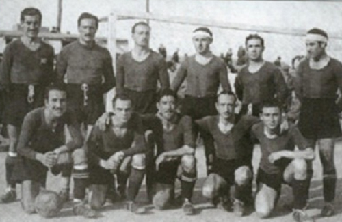 Una imatge història d'un equip del Sagrerenc. Foto: CE Sagrerenc