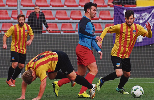 L’equip ha guanyat cinc partits al Narcís Sala. Foto: UESA