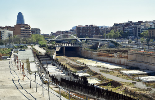 El projecte de l’estació porta un endarreriment històric. Foto: Línia Sant Andreu