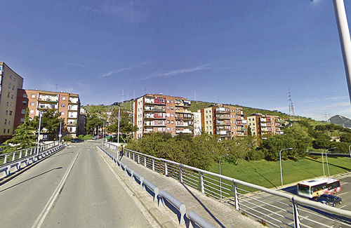 Les obres del Pont de Sarajevo acabaran el 20 d’agost. Foto: Google Maps