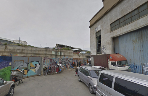 Una imatge de l'assentament desallotjat. Foto: Google Maps