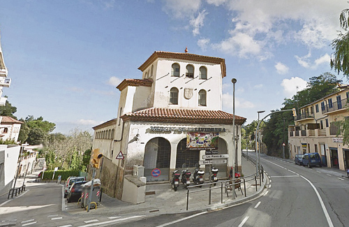 L’antic mercat de Vallvidrera fa sis anys que està tancat. Foto: Google Maps