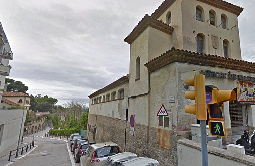 L’antic mercat de Vallvidrera serà un equipament cultural. Foto: Google Maps
