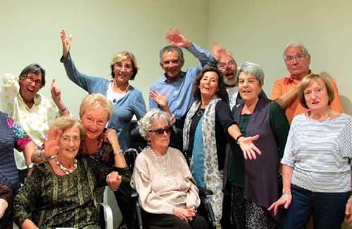 Una imatge del grup de teatre de la gent gran del Centre Cívic Vil·la Florida. Foto: Segona Mostra de Teatre