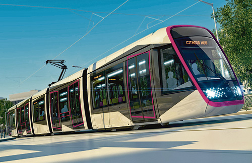Una imatge d’arxiu del tramvia. Foto: Alstom