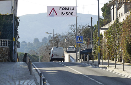La via és una de les més perilloses del país. Foto: Ajuntament de Sant Fost