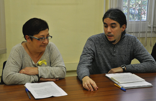 Serra i Osuna van fer públics els acords. Foto: Ajuntament