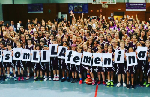 El Femení Sant Adrià jugarà aquesta temporada a la Lliga Femenina 1. Foto: Snatt’s Sant Adrià
