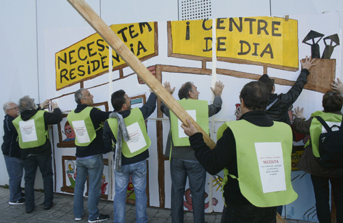 SOS Gent Gran mantindrà les mobilitzacions. Foto: Arxiu