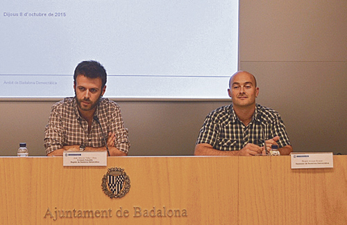 Jose Téllez en la presentació de la proposta d’ordenances. Foto: Ajuntament