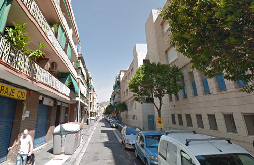Van trobar el cos del nadó al Carrer Sant Joaquim. Foto: Google Maps