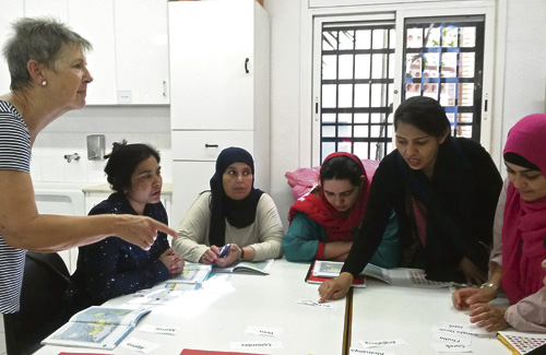Participants del projecte de formació de dones Laila. Foto: Fundació