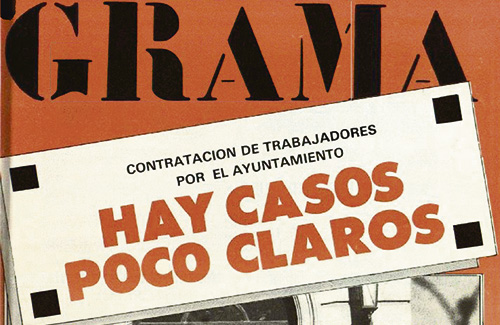 Una portada de la revista Grama, que es va publicar a Santa Coloma entre el 1969 i el 1983. Foto: Arxiu